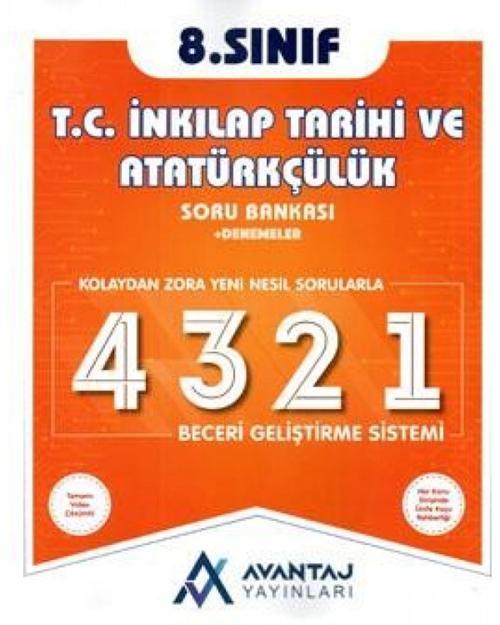 Avantaj Yayınları 8. Sınıf Lgs İnkılap Tarihi Soru Bankası