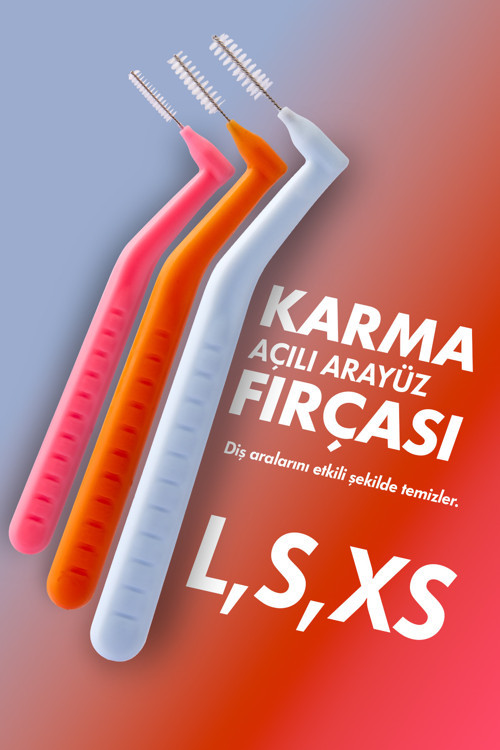 Karma Açılı Arayüz Fırçası | Diş Arası Derin Temizlik,plak & Bakteri Karşıtı | Hassas Diş Eti Dostu