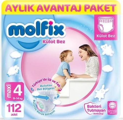 Külot Bez 4 Beden Maxi Aylık Avantaj Paketi 112 Adet