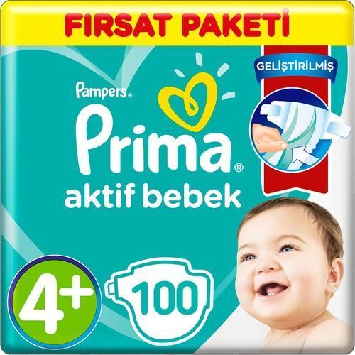 4+ Beden Bebek Bezi Fırsat Paketi 10-15 Kg (2*50) 100