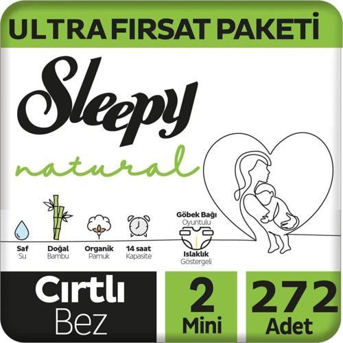 Natural Bebek Bezi Ultra Avantaj Paketi 2 Numara Mini 3-6 Kg 272 Adet