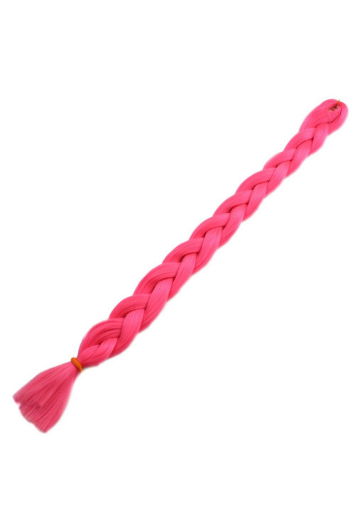 Afrika Örgüsü Ve Rasta İçin Sentetik Saç / Neon Pembe
