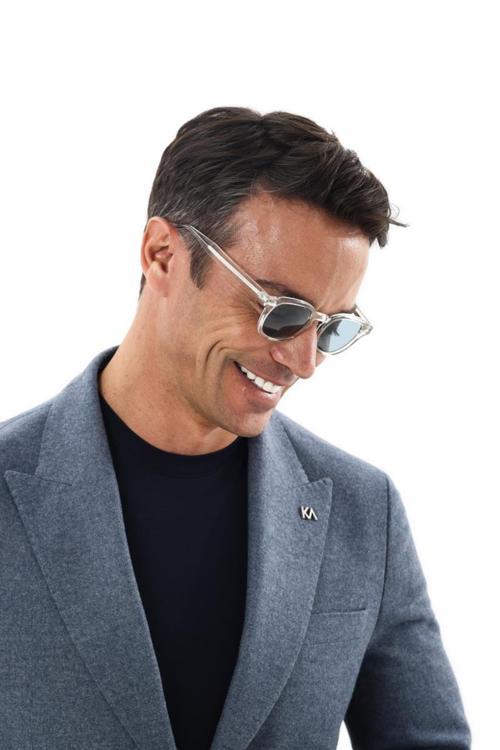 Kırlangıç Yaka Kruvaze Erkek Ceket-KAX5951W