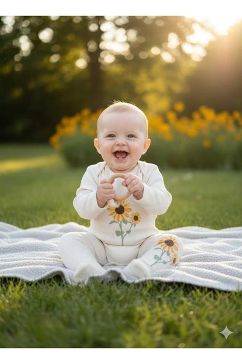 Kız Bebek Çıtçıtlı Body Zıbın Alt Üst Takım