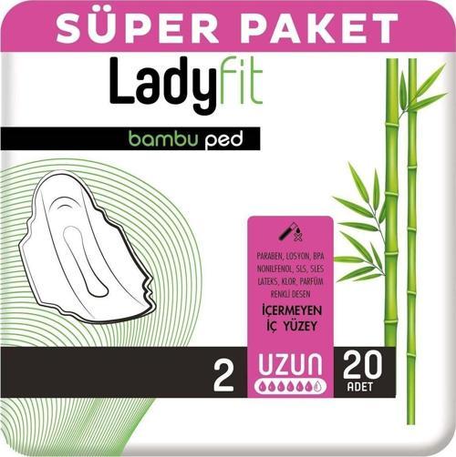 Bambu Ped Süper Uzun 20 Ped