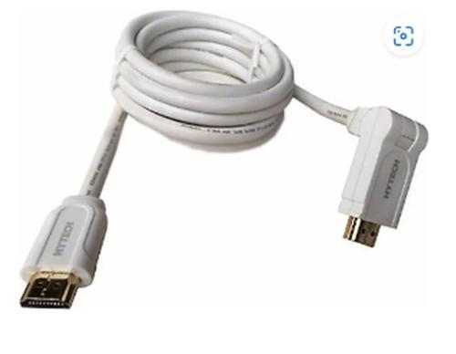 HY-W245 Siyah 2 mt Altın Uçlu HDMI Kablo( L Giriş)