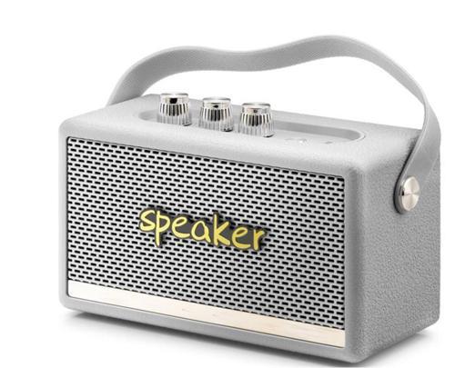 Beyaz Bluetooth Nostalji Speaker168 x 103 x 72 MM Hoparlör