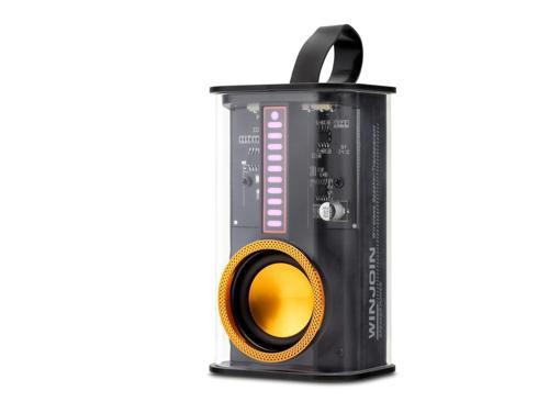 Siyah Bluetooth Speaker 5W 102 x 61 x 47MM Bluetooth Hoparlör