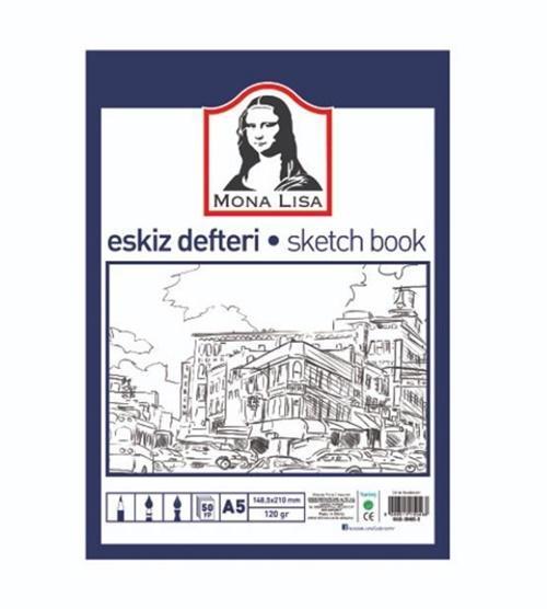 Mona Lisa Eskiz Defteri A5 50 Yaprak - 2 adet