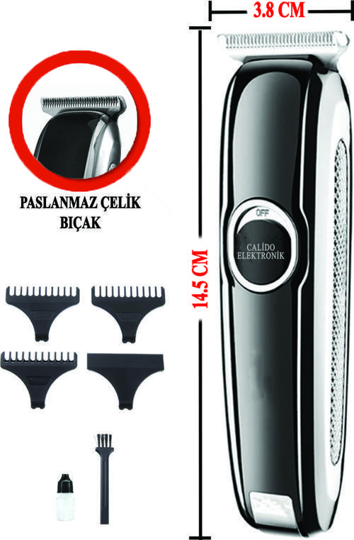 Şarjlı Saç Sakal Tıraş Makinesi Ense Vücut Kılı Kesme Ve Düzeltme Traş Makinesi Bay Bayan Bakım