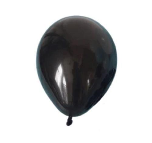 Party Metalik Siyah Balon 100lü