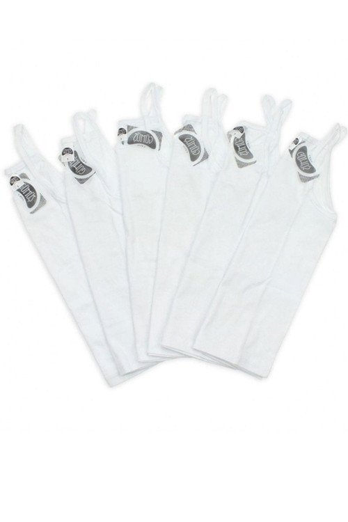 Iç Giyim Ip Askılı Kız Çocuk Atlet 6 Lı Paket