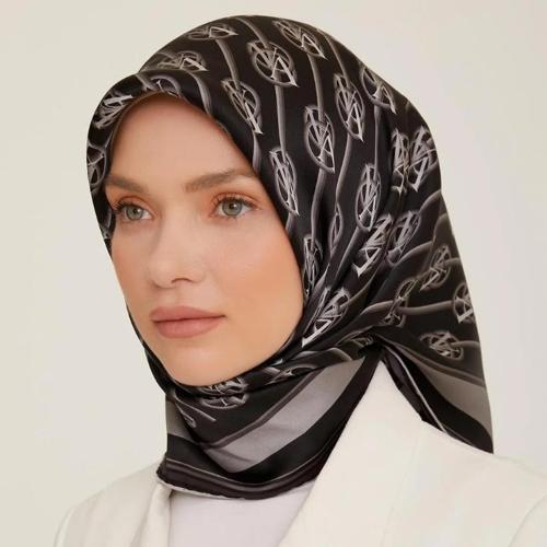 E22KA8822D0304 Dj Saf İpek Eşarp 8822D (T)  (Nostalji Twill)