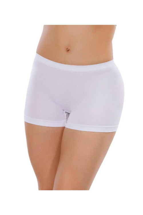 3 Adet Beyaz Renk Dikişsiz Iz Yapmaz Boxer