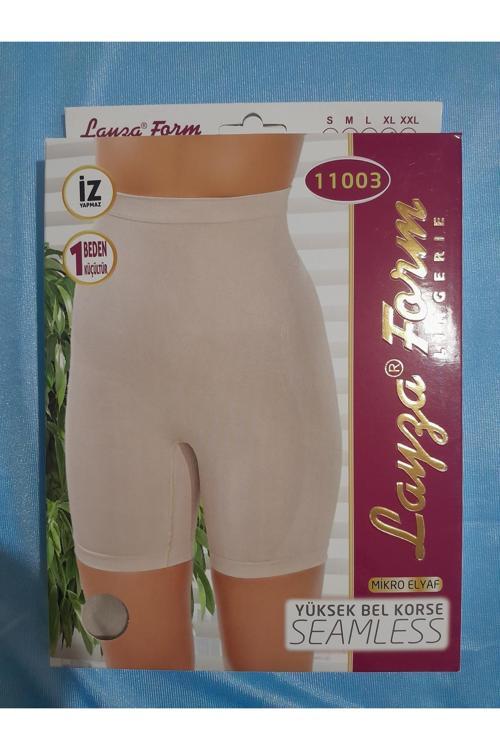 11003 Yüksel Bel Paçalı Korse Ten