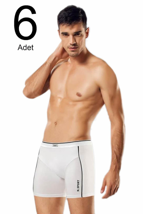 6'Lı Paket Modal Erkek Boxer Yeni Sezon