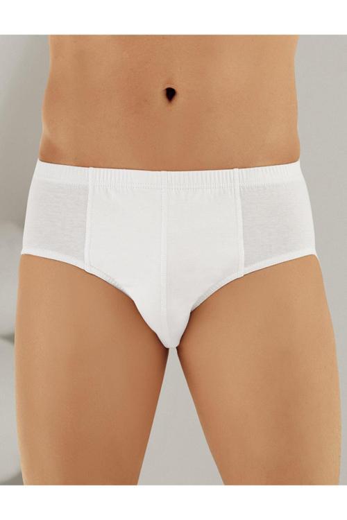 Erkek Beyaz 6'Lı Paket %100 Pamuk Külot Me009