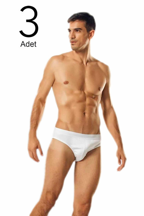 3'Lü Paket Spor Erkek Slip