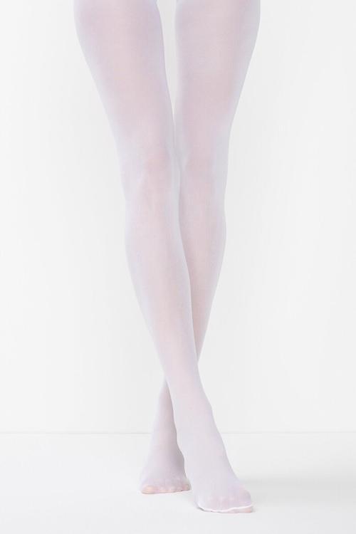 Beyaz Mikro 40 Külotlu Çorap