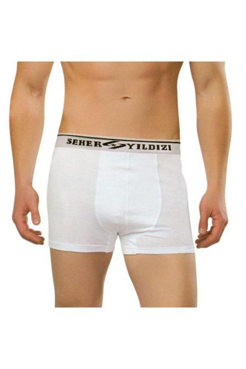 6'Lı Paket Seher Likralı Erkek Boxer