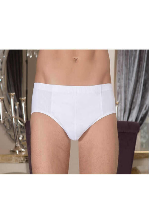 12 Adet Beyaz Renk Slip Külot