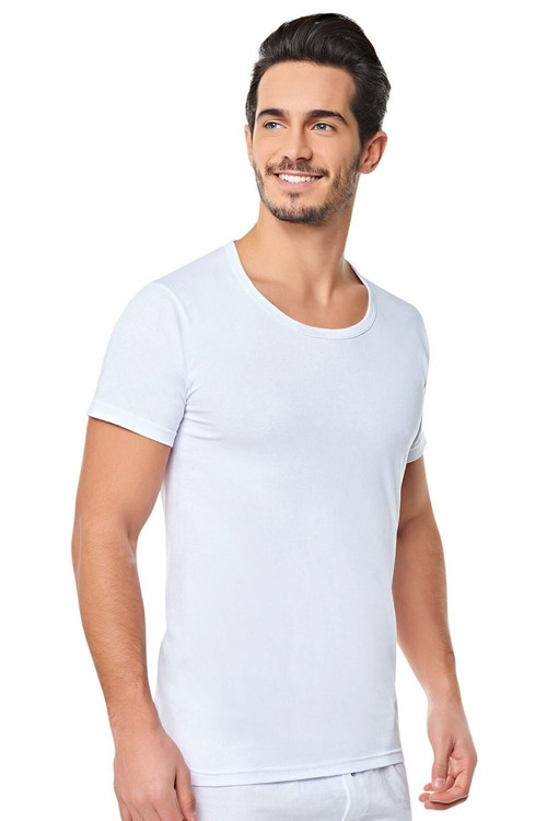 6'Lı Paket Seher Açık Yaka Erkek Fanila Yeni Sezon