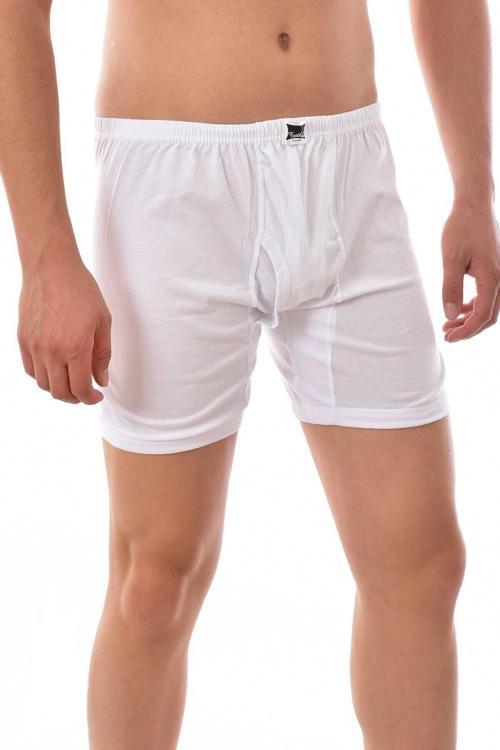Beyaz 12 Adet 0110 Erkek Paçalı Boxer