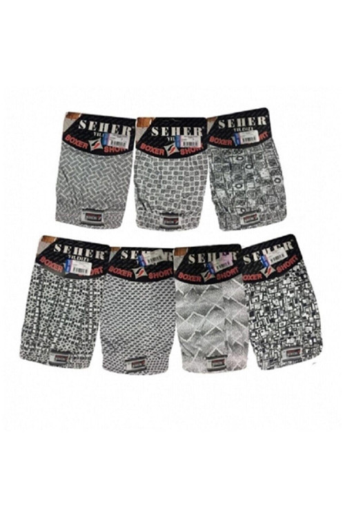 Yıldızı Karışık 6' Lı Paket Erkek Boxer