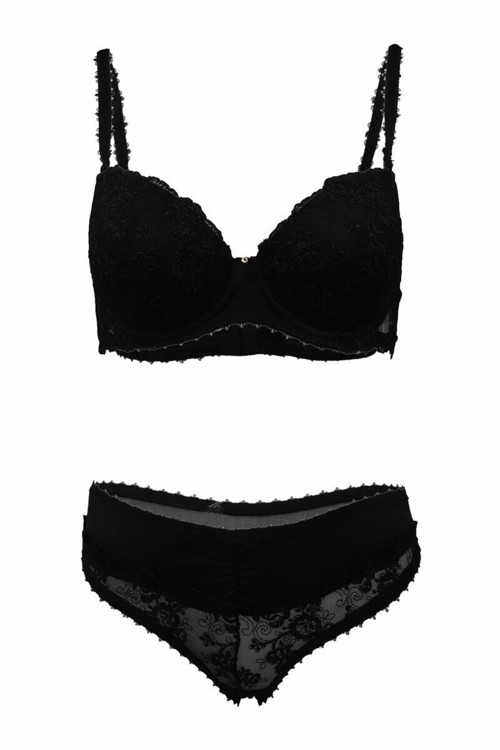 Elianor Push-Up Sütyen Takım 5200 | Siyah