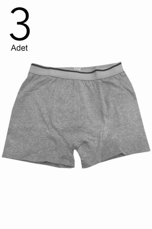 3'Lü Paket Likralı Erkek Boxer