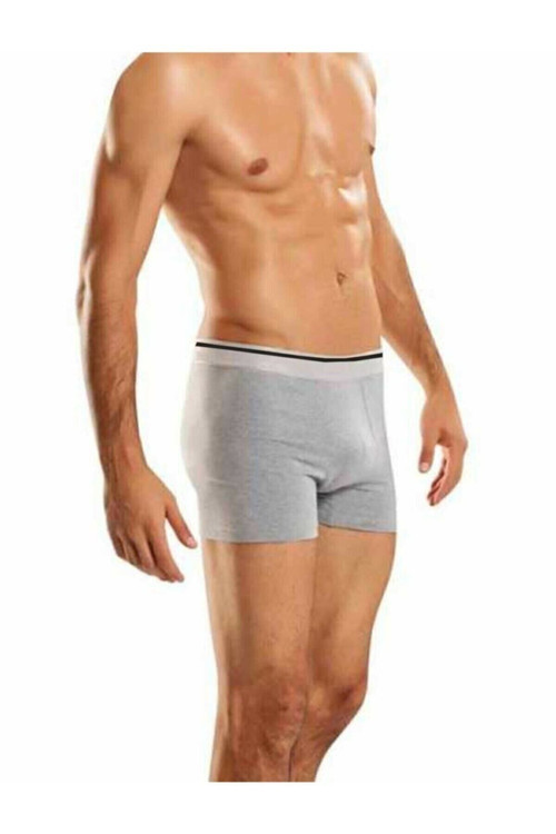 Gri Renk Likralı Boxer