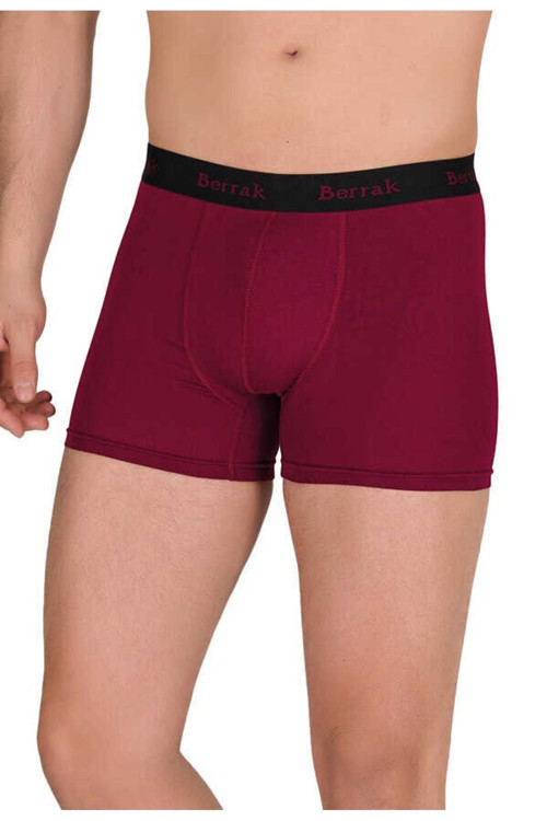 Erkek 3'Lü Modal Boxer 4476 | Bordo