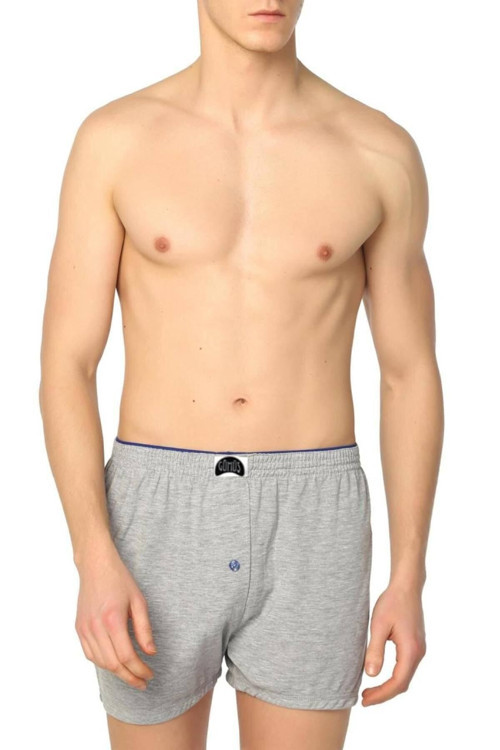 3 Adet Gri Renk Havlu Bel Boxer