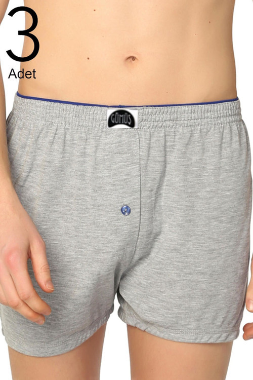 3'Lü Paket Havlu Bel Erkek Boxer