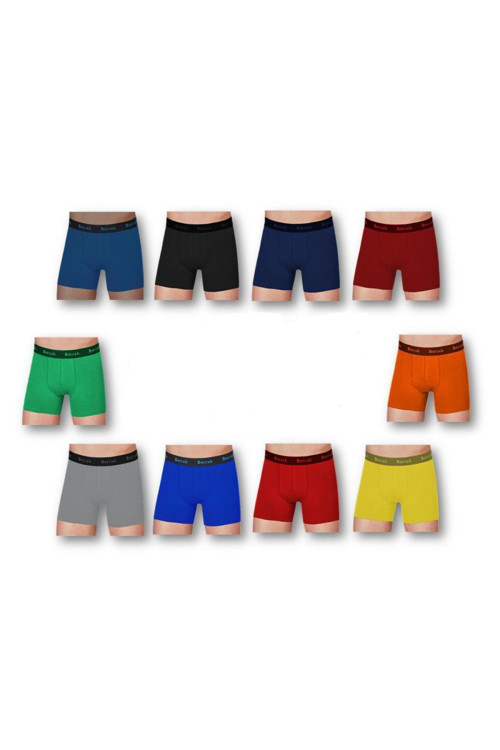 3 Adet Karışık Renk Modal Boxer