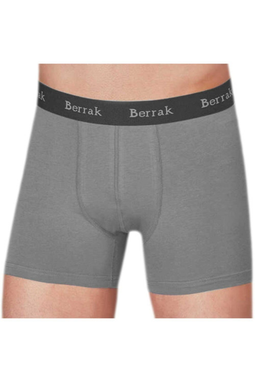 12 Adet Gri Renk Modal Boxer