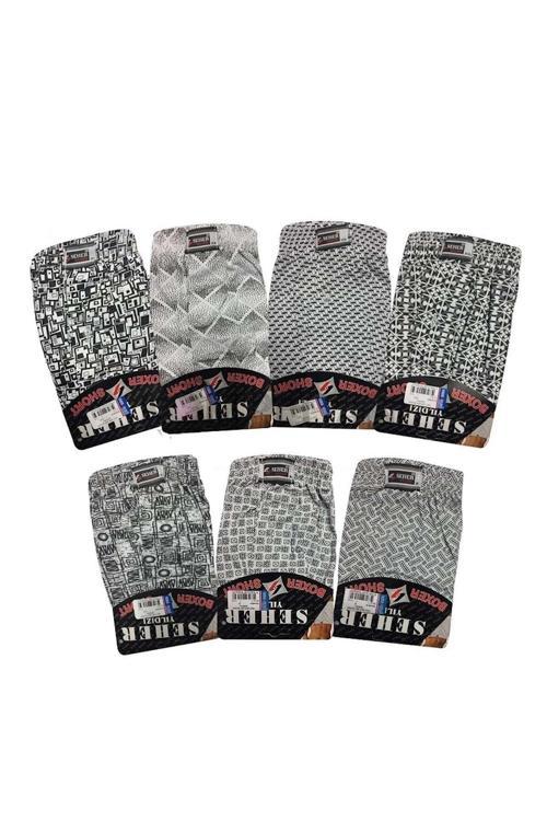 Empirme Erkek 6`Lı Desenli Boxer - S-1 0007