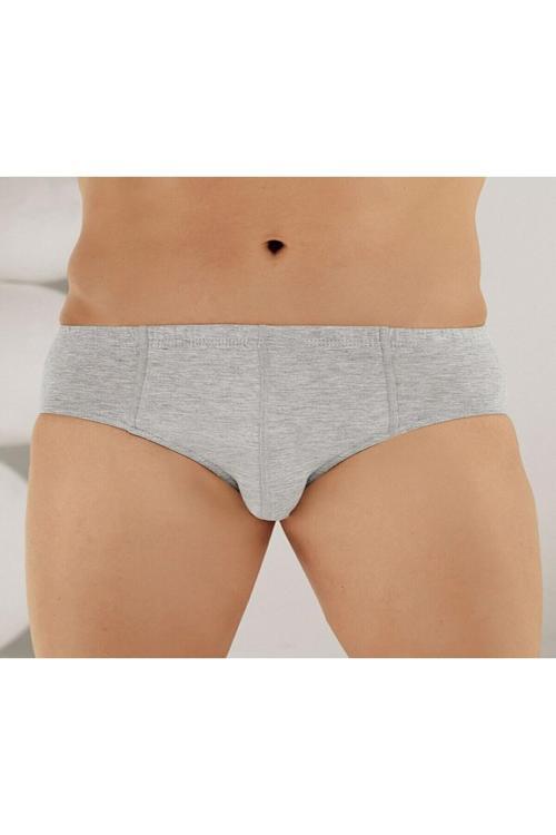 Erkek Gri 6'Lı Paket  Pamuk Külot Me009-Sh