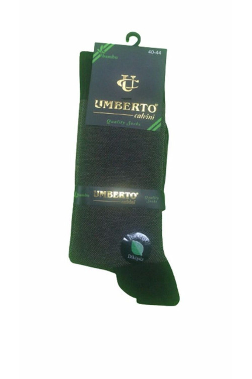 6 Çift Kahverengi Renk Bambu Çorap