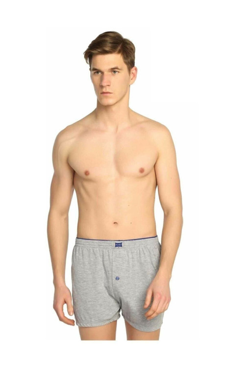 4 Adet Gri Renk Havlu Bel Boxer