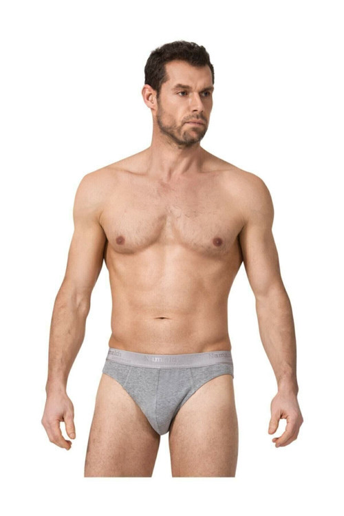 10 Adet Gri Renk Spor Slip Külot