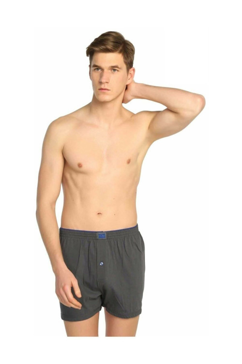 2 Adet Füme Renk Havlu Bel Boxer
