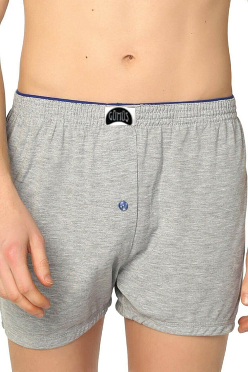 Gri Renk Havlu Bel Boxer