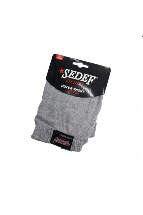 12 Adet Gri Renk Ekonomik Havlu Bel Boxer