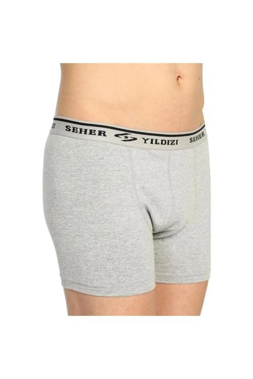 6'Lı Paket Seher Likralı Erkek Boxer