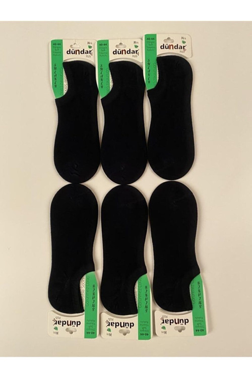 Erkek Lacivert Bambu Dikişsiz Sneaker Çorap 6'Lı