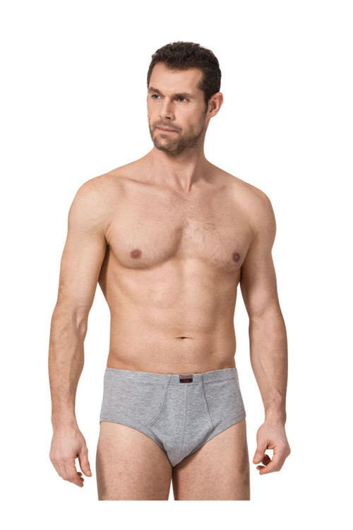 3 Adet Gri Renk Spor Slip Külot