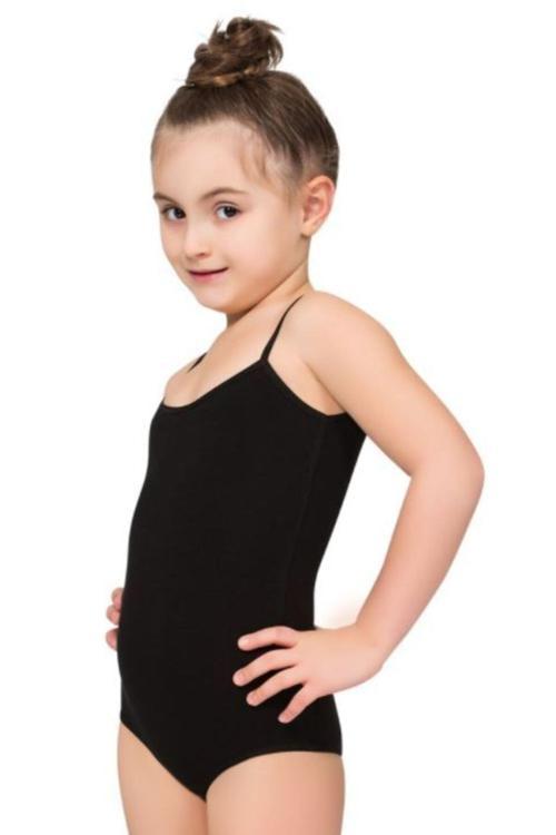 461 Kız Çocuk Ip Askılı Bady Siyah