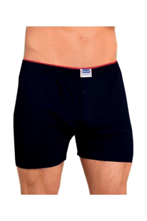 6 Adet Siyah Renk Penye Boxer