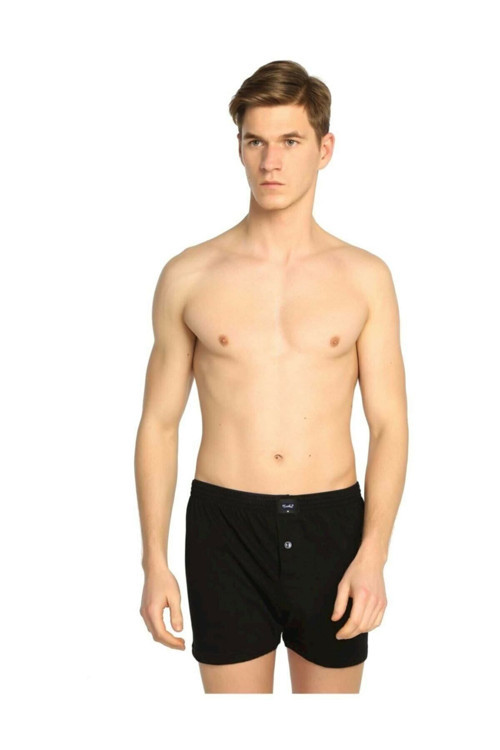 2 Adet Siyah Renk Havlu Bel Boxer